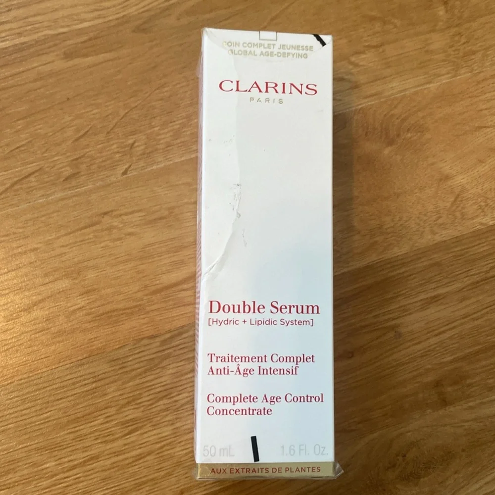 Clarins Double Serum Complete Age Control Concentrate 1.6oz HydricLipidic System
